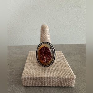 Druzy Mystic Quartz Ring By Colleen Lopez